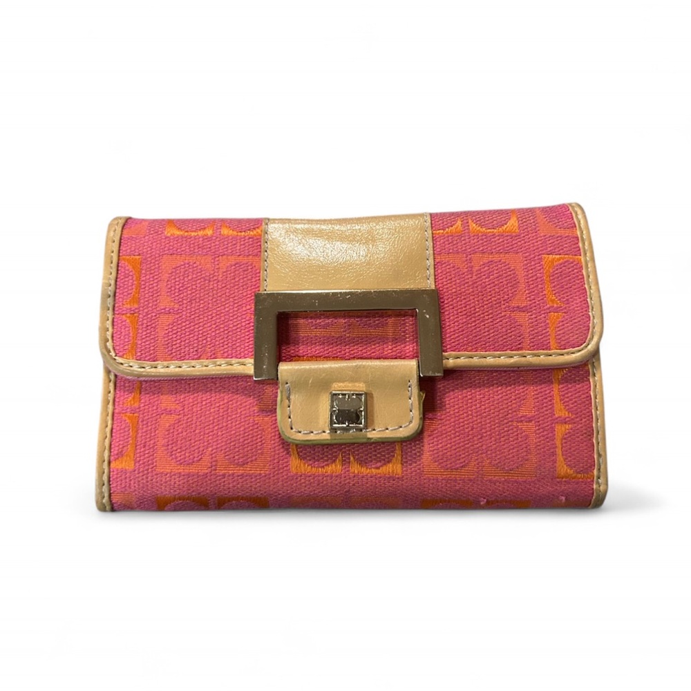 Liz Claiborne Pink and tan Wallet